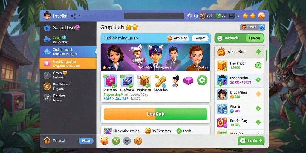Screenshot gameplay yang mendebarkan dan interaktif.
