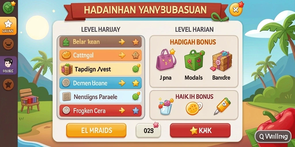 Berbagai mode permainan seru untuk dieksplorasi.