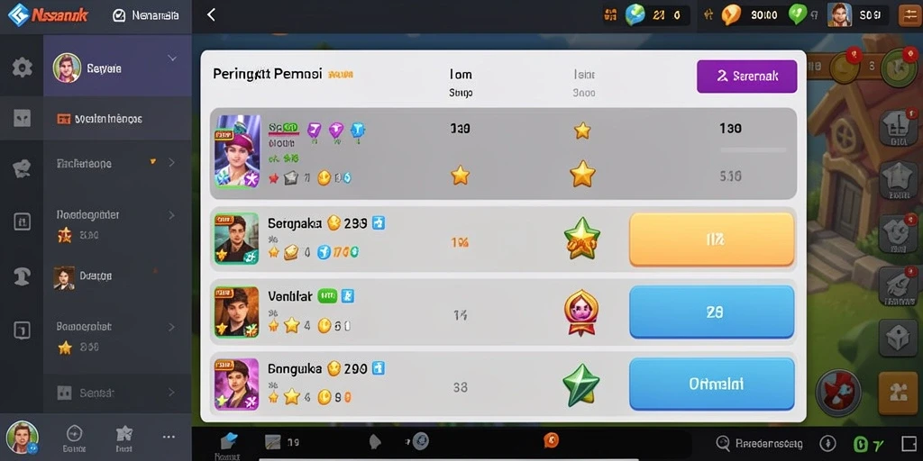 Fitur sosial yang membuat interaksi dengan pemain lain lebih menyenangkan.