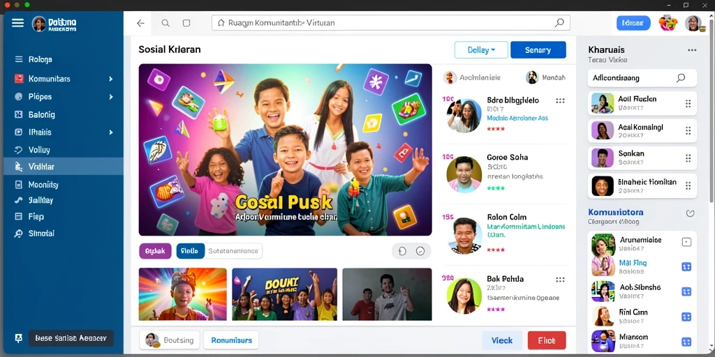 Mode permainan yang variatif dan seru.