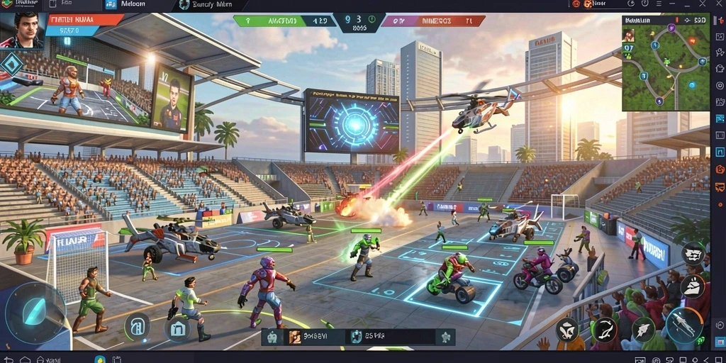 Mode multiplayer yang seru dan kompetitif.