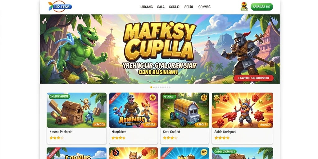Fitur chat untuk berinteraksi dengan pemain lain.